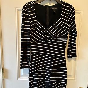 Black & White bandage dress